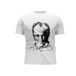 Picture of Atatürk Baskılı T-Shirt Beyaz